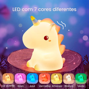 Luminária Unicórnio para Quarto Infantil