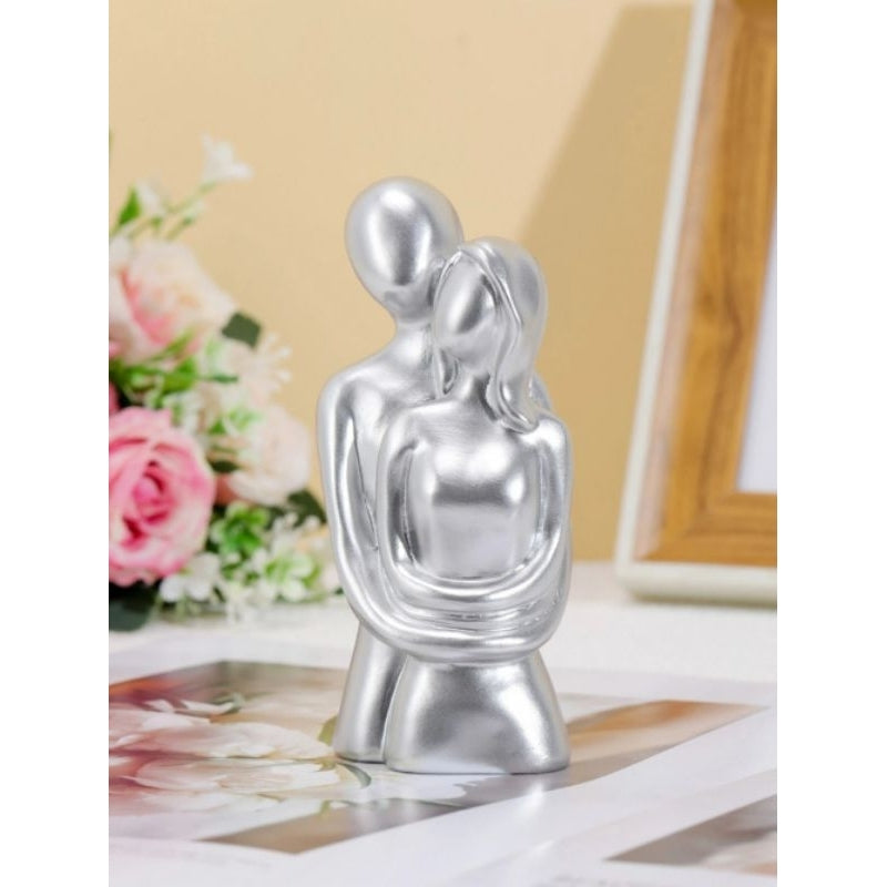 Escultura Decorativa em Resina Amor Entrelaçado