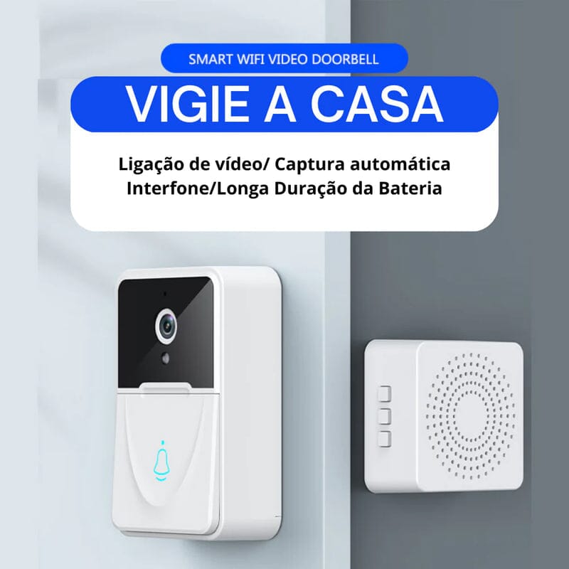 Campainha Wi-fi Inteligente com Câmera de Segurança